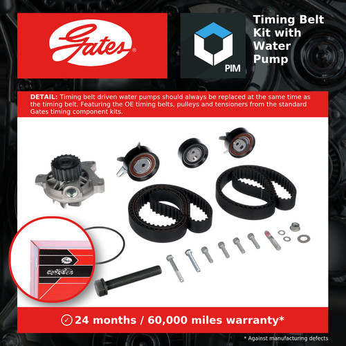 Timing belt water pump kit - timing,