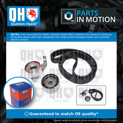 Timing belt kit - belt, qbk361