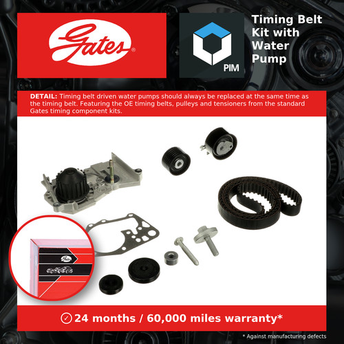 Timing belt water pump kit - &,