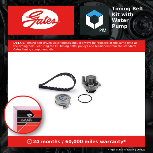 Timing belt water pump - belt, kit