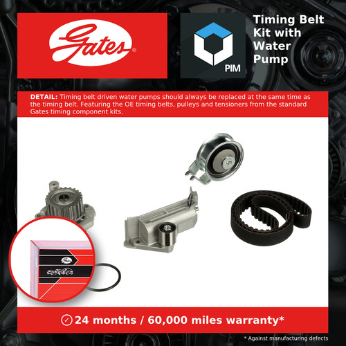 Timing belt water - water, pump