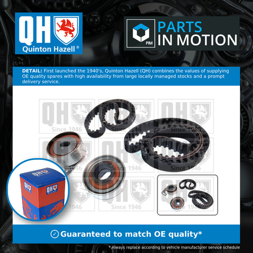 Timing belt kit qbk612 - belt, quinton