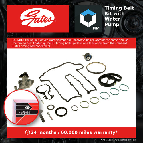 Timing belt water - timing, kit