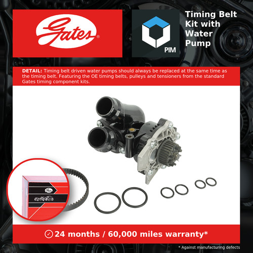 Timing belt water pump - water,