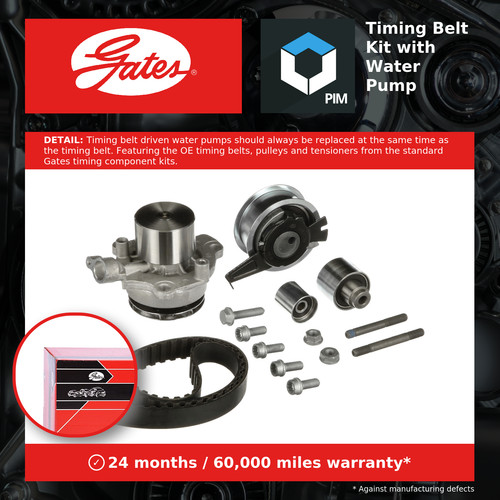Timing belt water pump kit - &,