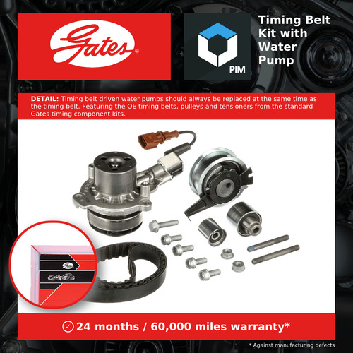 Timing belt water - water, pump