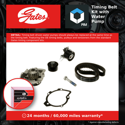 Timing belt water pump - belt, &