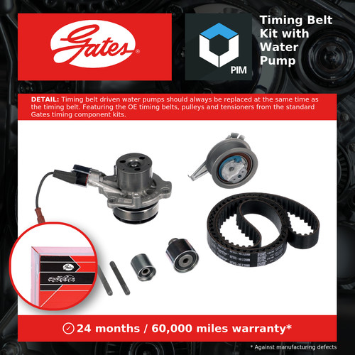Timing belt water pump - timing,
