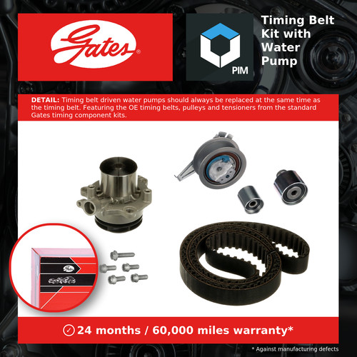 Timing belt water pump - timing,