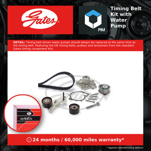 Timing belt water pump kit - timing, &